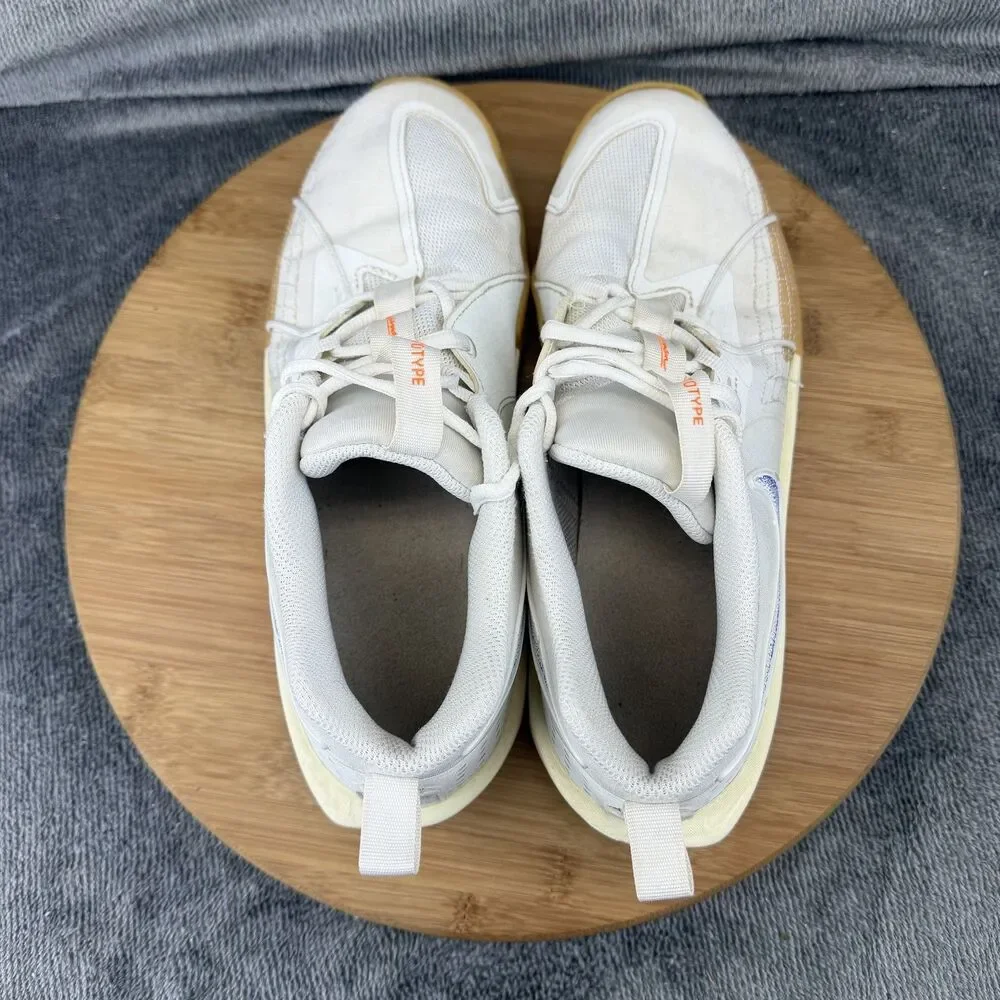 Nike Prototype Shoes Youth Size 7Y White Orange Basketball Sneakers HM0271-100